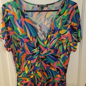 Cable & Gauge Multicolor XL Short-sleeve Top